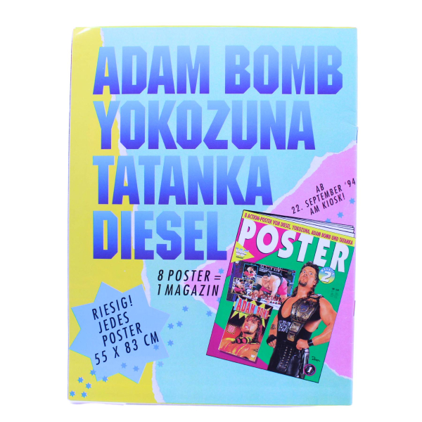 WWF Magazin Nr. 9 1994 | Dino Verlag | Owen Hart Cover | hoppla-stuff.de